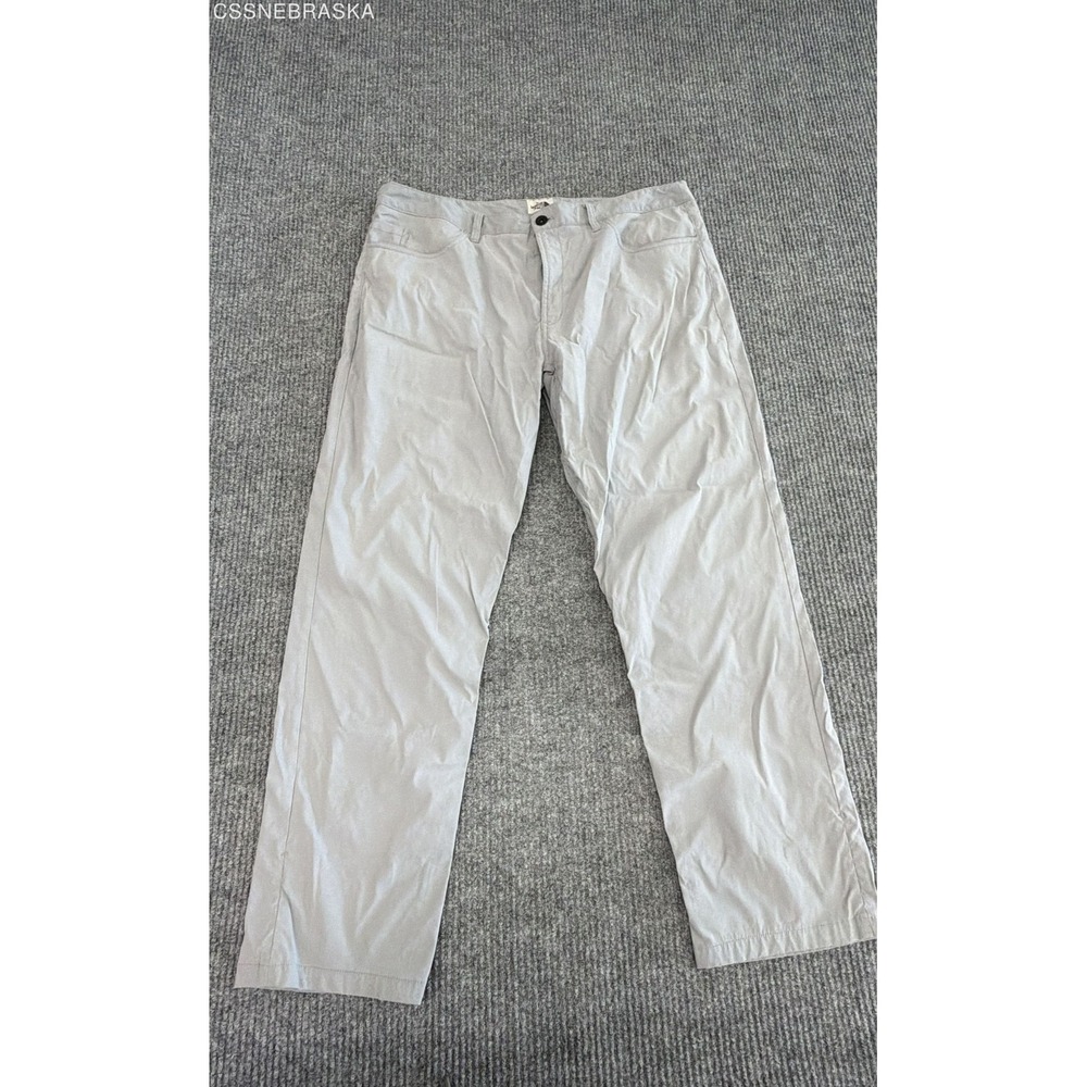 The North Face Men's Gray Outdoor Hiking Straight Leg Pants Sz 38 Short